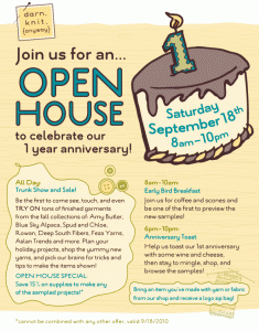 Join us for an open house on September 18!