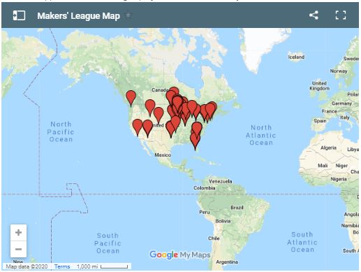 Makers’ League Map